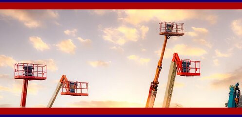 Yellow overhead crane hoist system